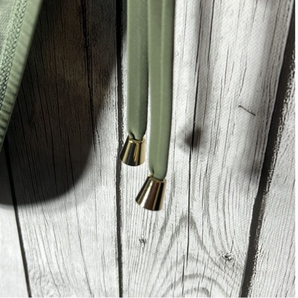 Time & true olive green ruched bikini bottom - Picture 5 of 5